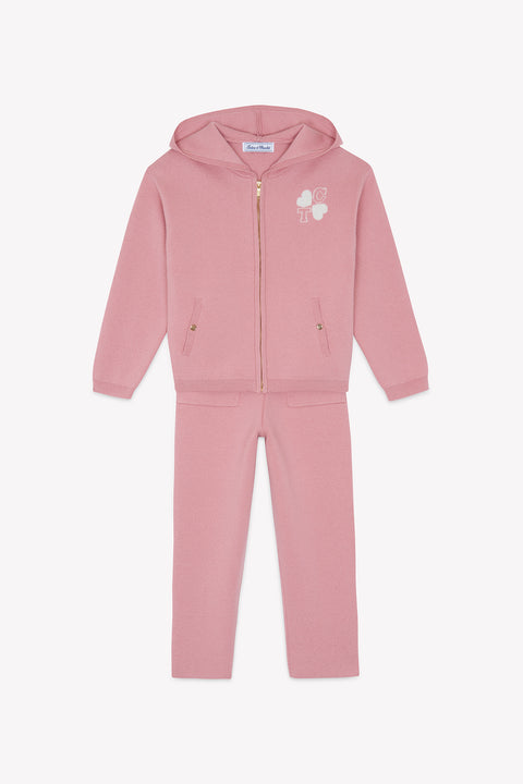 Ensemble de jogging - Blush coton laine capuche - Image principale