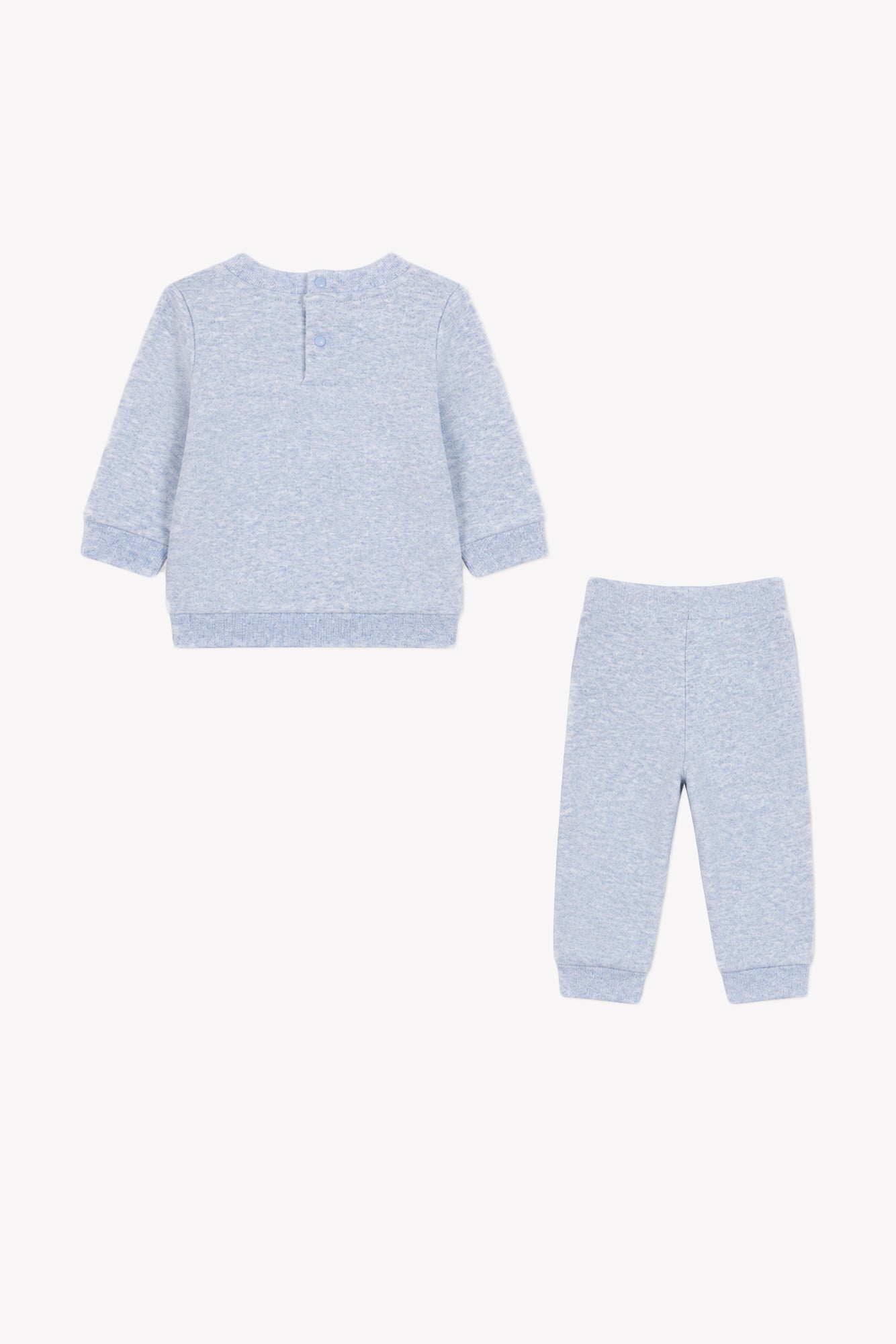 Outfit Jogginganzug - Blau Horizon Baumwolle Léon der Igel
