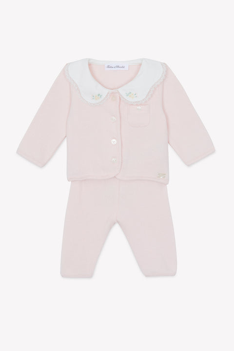 Conjunto Largo - Rocío de algodón Cuello Peter Pan - Image principale