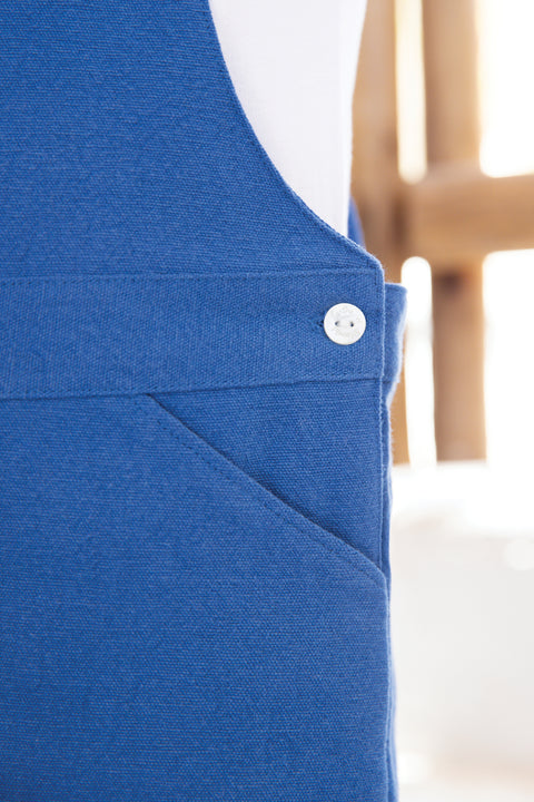 Ensemble court - Bleu coton lin - Image principale