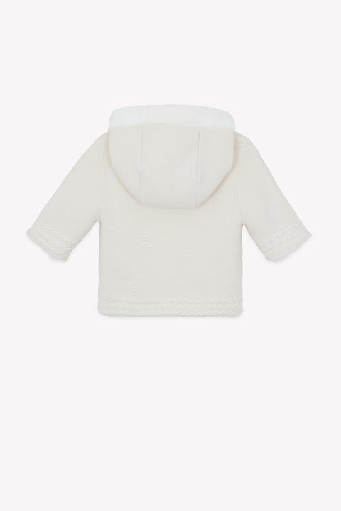 Manteau - Ecru coton tressé - Image principale
