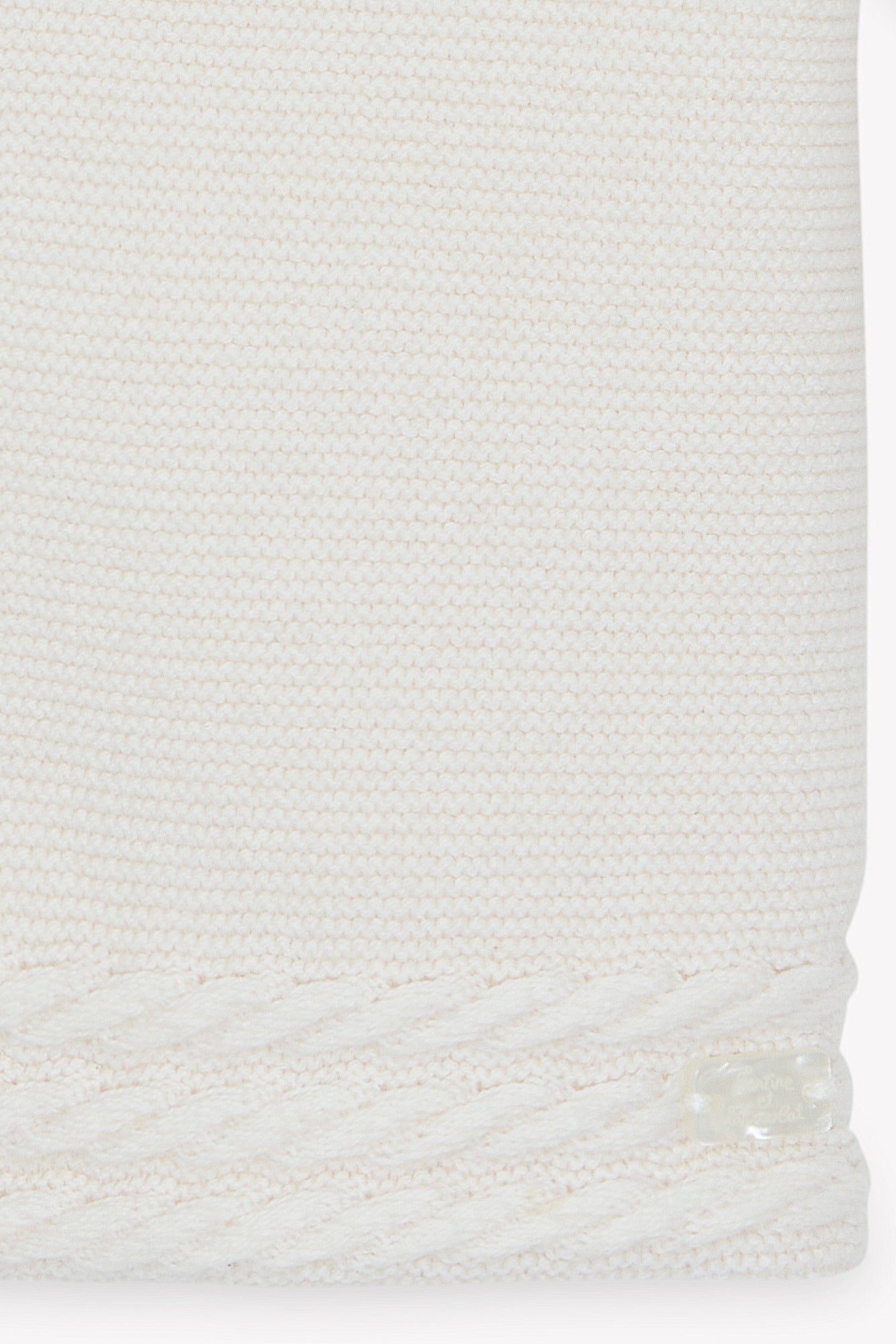 Manteau - Ecru coton tressé