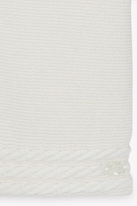 Manteau - Ecru coton tressé - Image principale