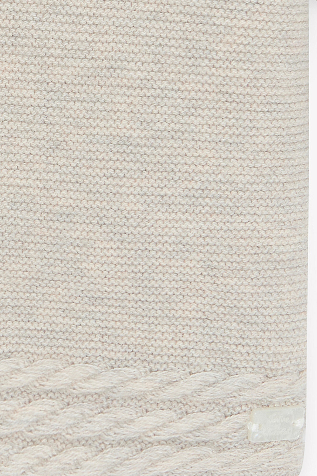Manteau - Beige chiné tressé