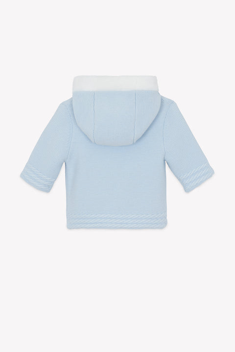 Manteau - Bleu ciel tressé - Image principale