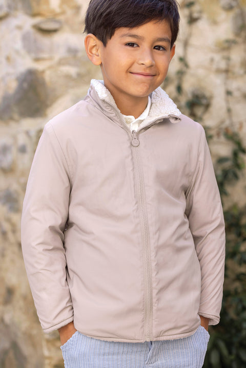Parka - Moka Reversibile Cappuccio - Image principale