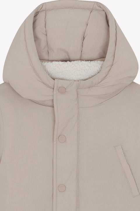 Parka - Moka reversible capuche - Image principale