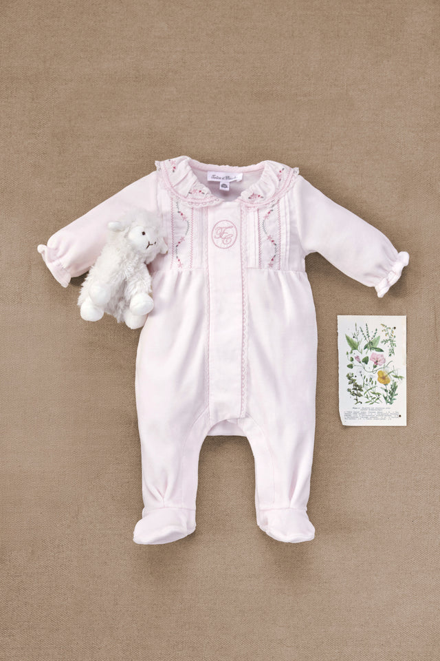 Pyjama - Lichtroze fluweel TC-embleem - Image principale