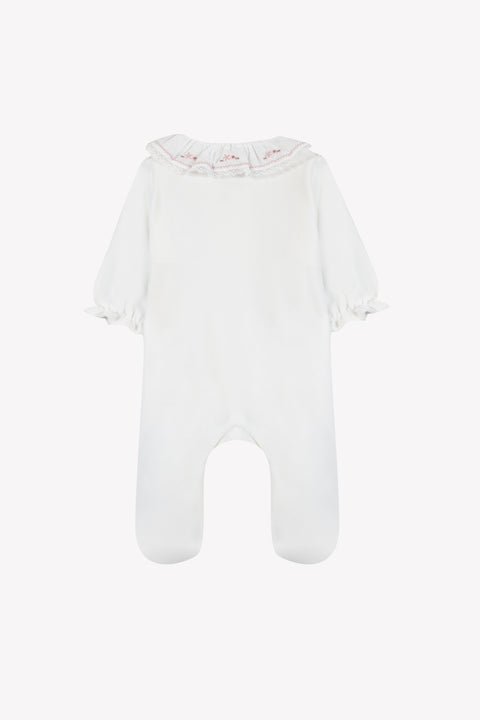 Pyjama - Ecru velours écusson TC - Image principale