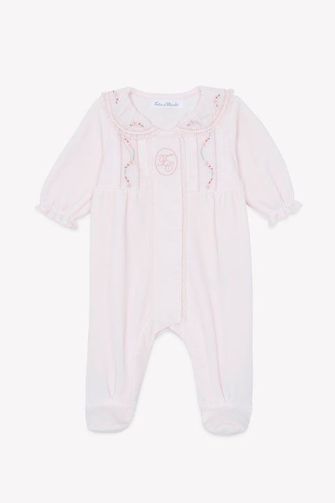 Pijama - Rosa pálido Terciopelo insignia de TC - Image principale