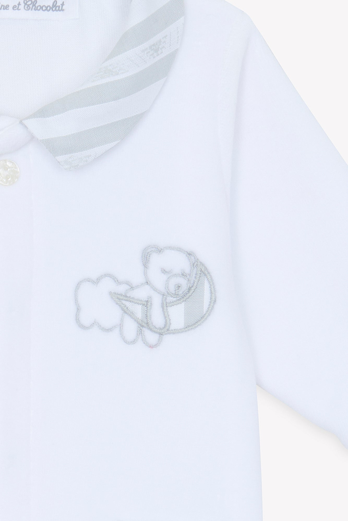 Pajamas - Grey heather Velvet Stripes gray