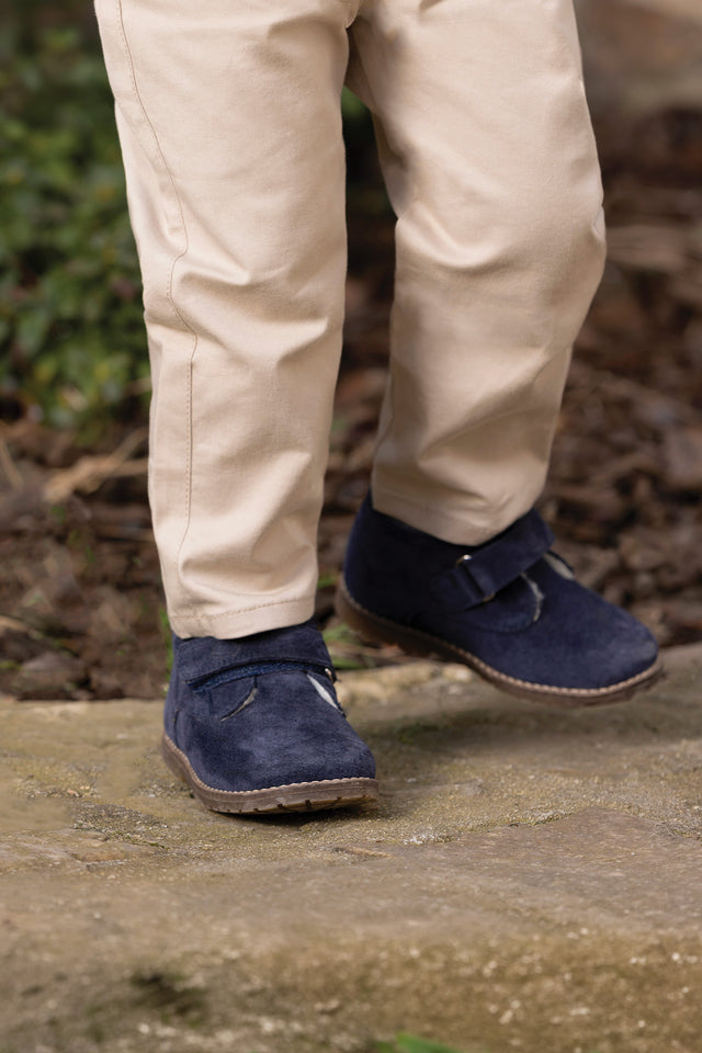 Bottines - Easy cuir bleu - Image principale