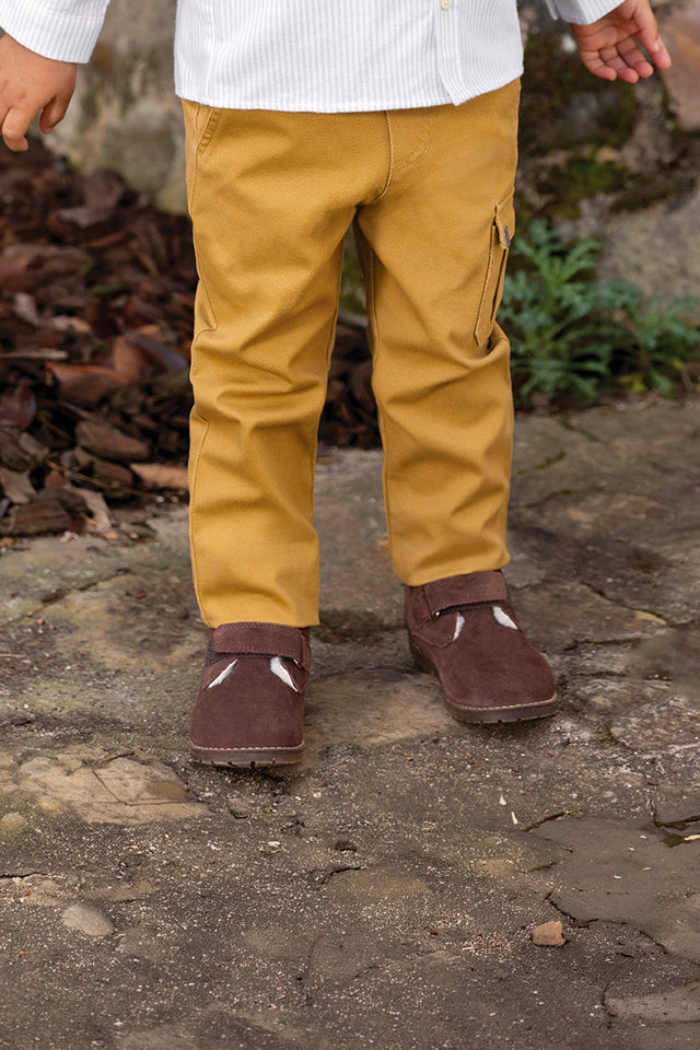 Stiefeletten - Leichtes braunes Leder - Image principale