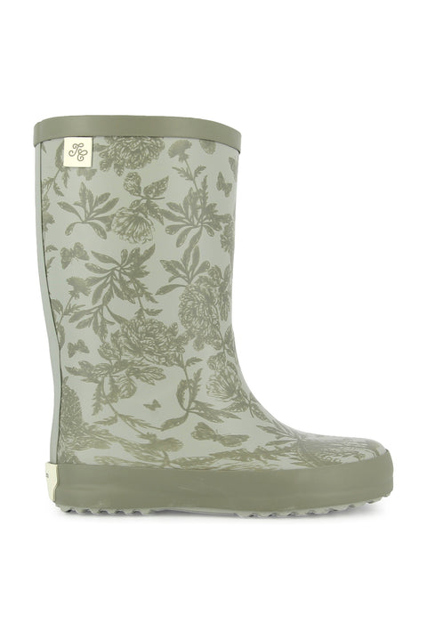 Bottes de pluie - Kaki imprimé inspiration Toile de Jouy - Image principale