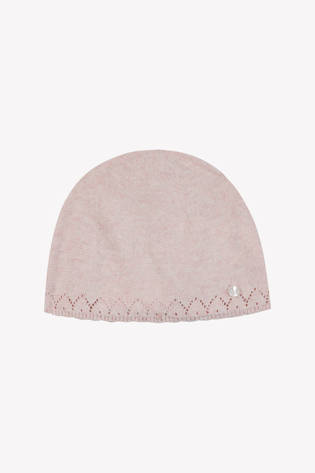 Gorro - Rocío de algodón Cachemira Punto calado - Image principale