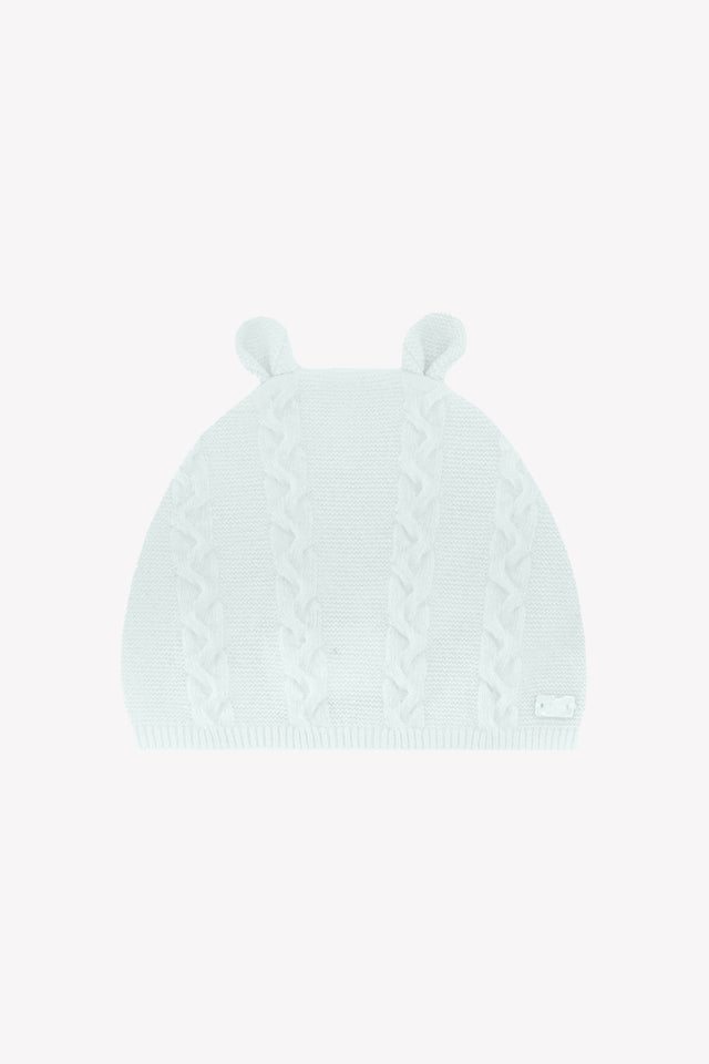 Beanie - Sky blue Wool Cashmere little bear - Image principale