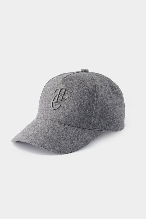 Cappy - Grau Heidekraut Wolle Stickerei - Image principale