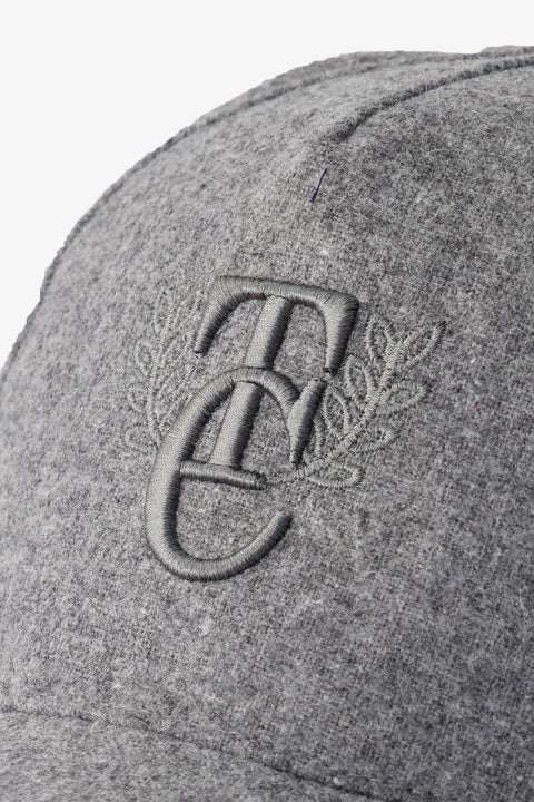 Cappello - Grigio erica Lana Ricamo - Image principale