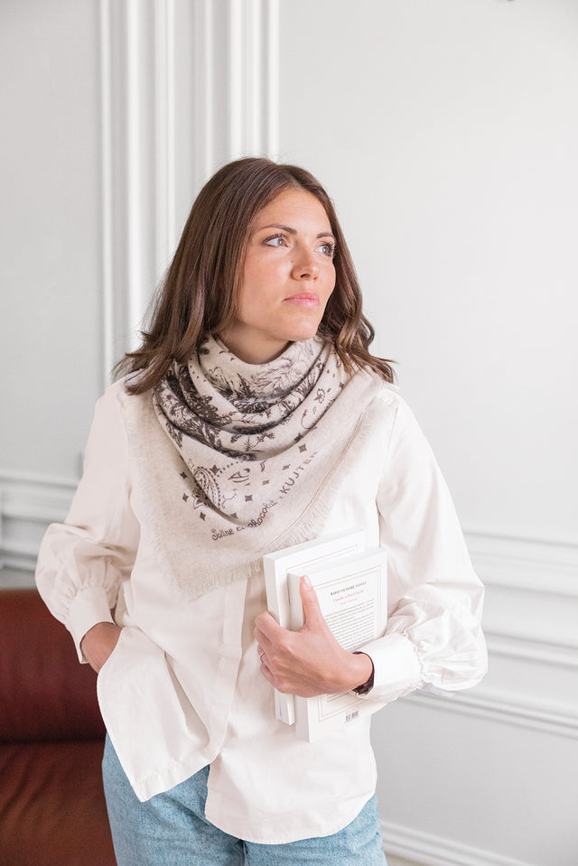 Large scarf - Chocolate Kujten x Tartine et Chocolat - Image principale