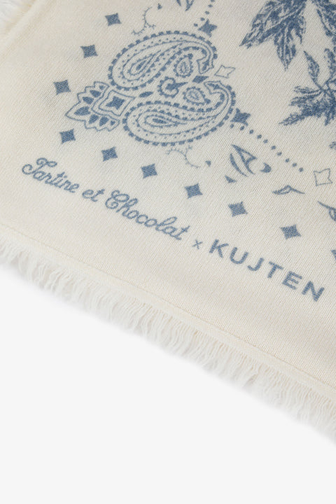 Großes Tuch - Dunkelblau Kujten x Tartine et Chocolat - Image principale