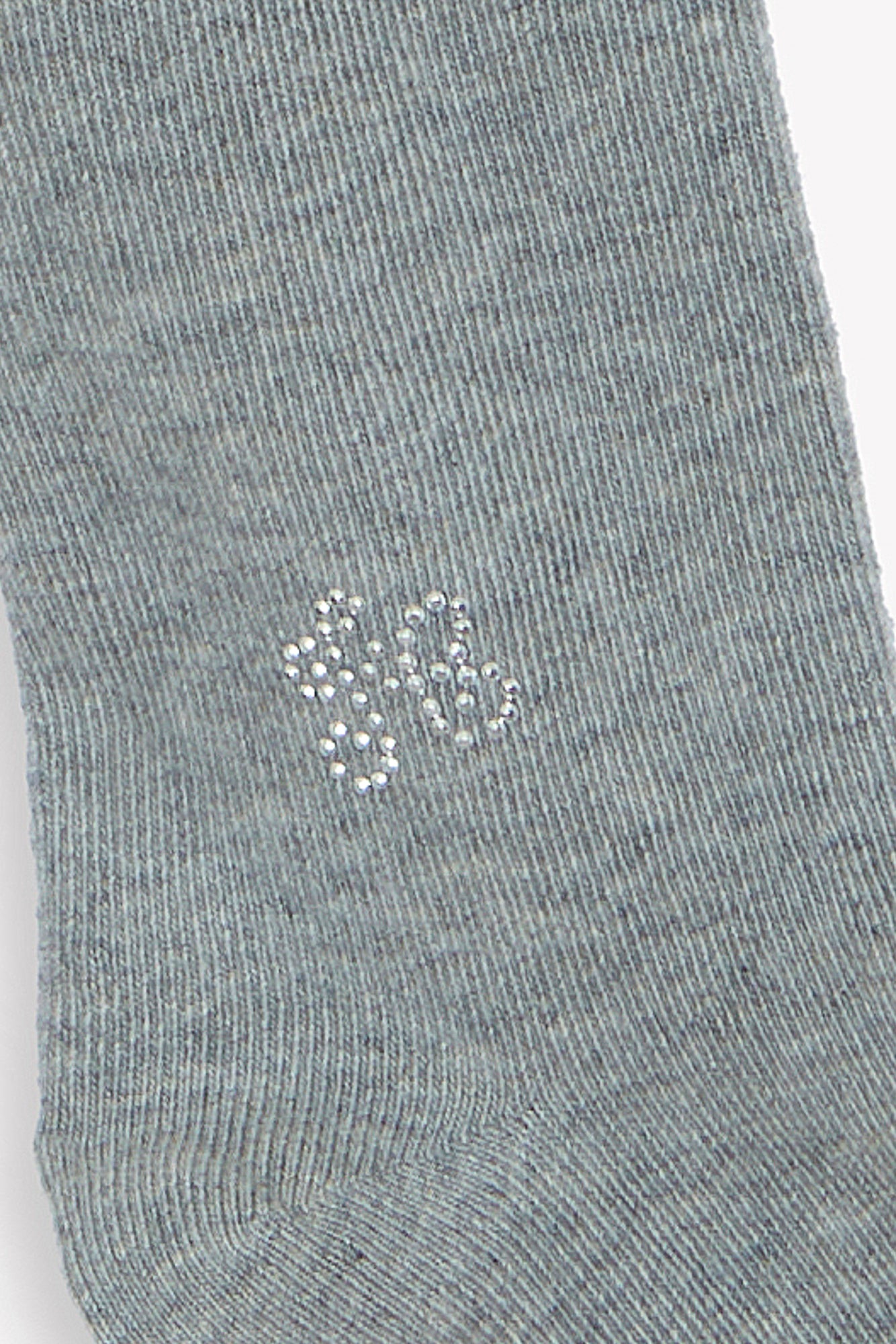 Collant - Gris chiné coton signature TC