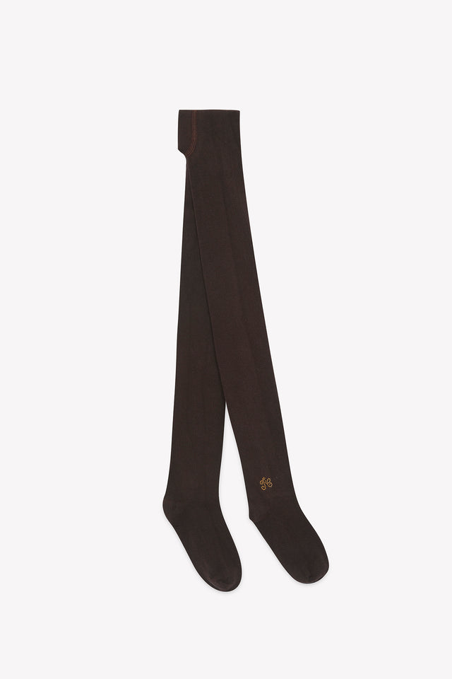 Collant - Brun coton signature TC - Image principale