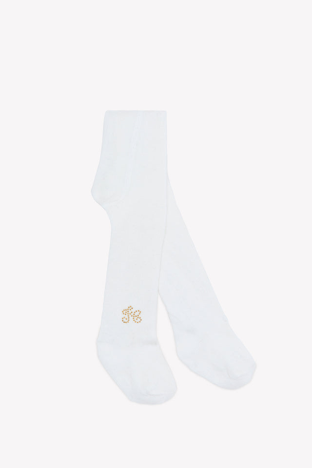 Collant - Ecru coton perles - Image principale