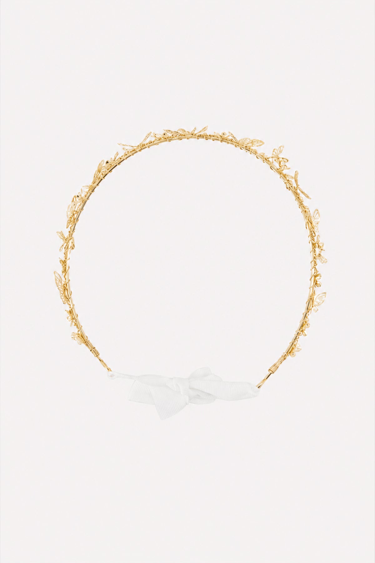 Stirnband – Baumwolle mit Golddruck Liberty Zopf