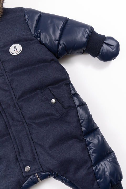 Pilote - Marine imperméable capuche - Image principale