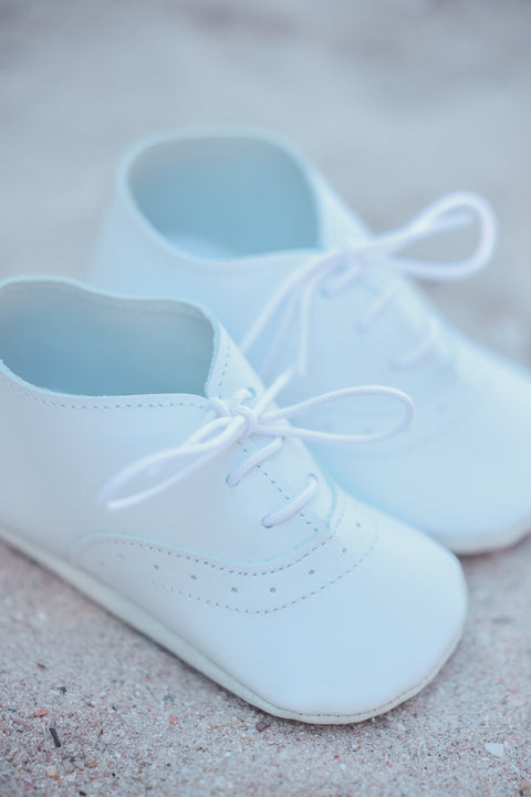 Chaussons - Blanc cuir - Image principale