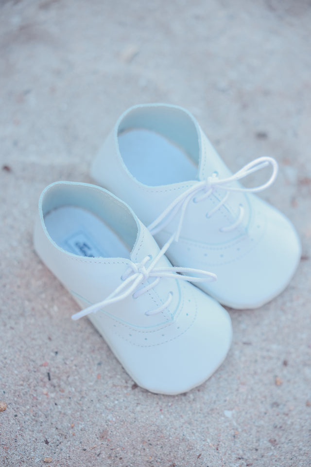 Chaussons - Blanc cuir - Image principale