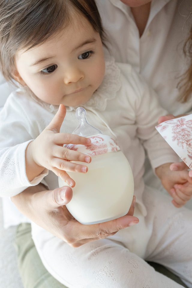 Biberón anticólicos - Toile de jouy Rosa Élhée x Tartine et Chocolat - Image principale