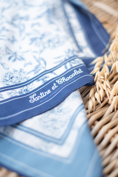 Foulard - Imprimé inspiration Toile de Jouy - Image principale