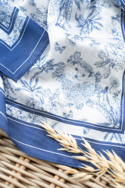 Foulard - Imprimé inspiration Toile de Jouy - Image principale