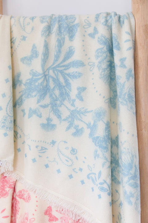 Large scarf - Blue Kujten X Tartine et Chocolat - Image principale