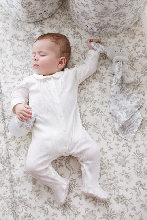 Tapis de vie toile de jouy gris - Mèzamé x Tartine et Chocolat - Image principale