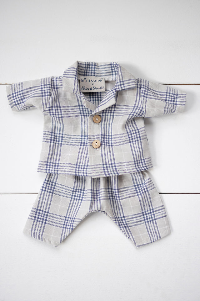Pajamas Baby doll - Check Minikane X Tartine et Chocolat - Image principale