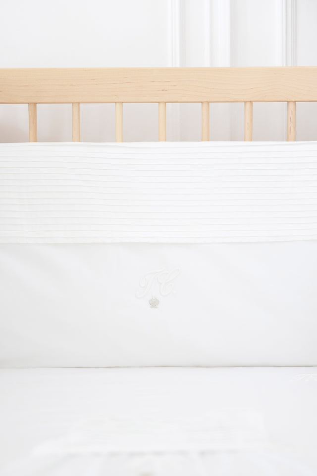Tour de lit - Monogramme blanc - Image principale
