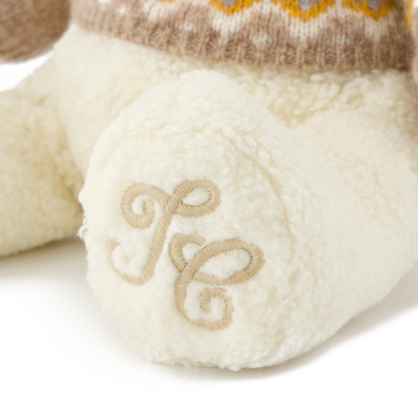 Ourson + Pull - Beige jacquard gaston