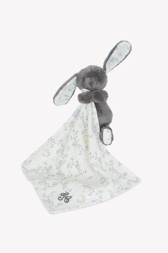 Augustin le lapin - Doudou gris imprimé Rêve étoilé - Image principale