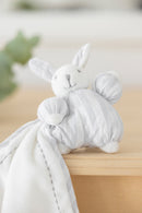 Augustin le lapin 1977 - doudou gris clair