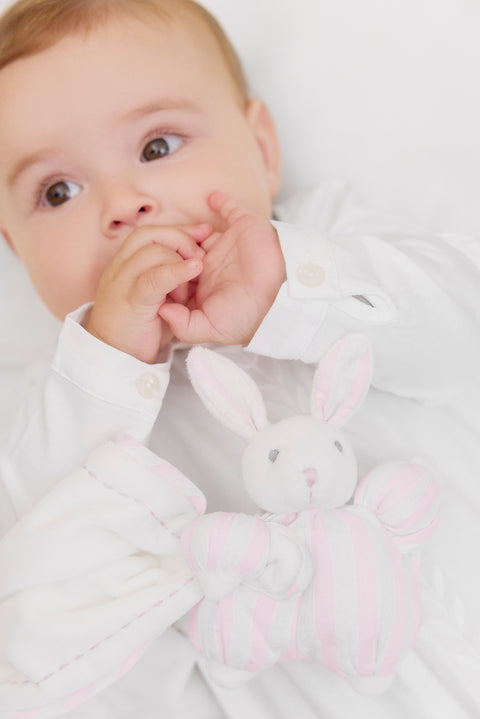 Augustin le lapin 1977 - Doudou rose pâle - Image principale