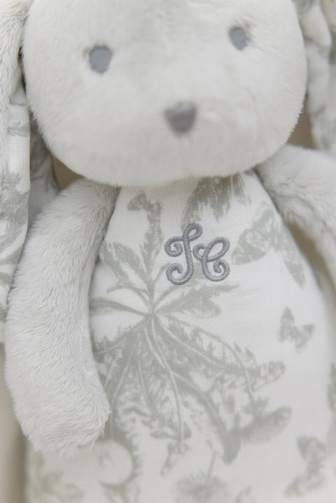 Augustin le Lapin veilleuse musicale - Imprimé Toile de Jouy gris - Image principale