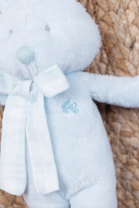 Augustin le lapin - tout doux bleu ciel - Image principale