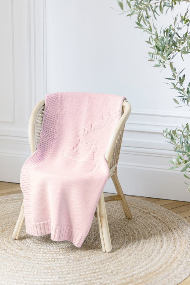 Blanket Wool - Hedgehog Pale pink - Image principale