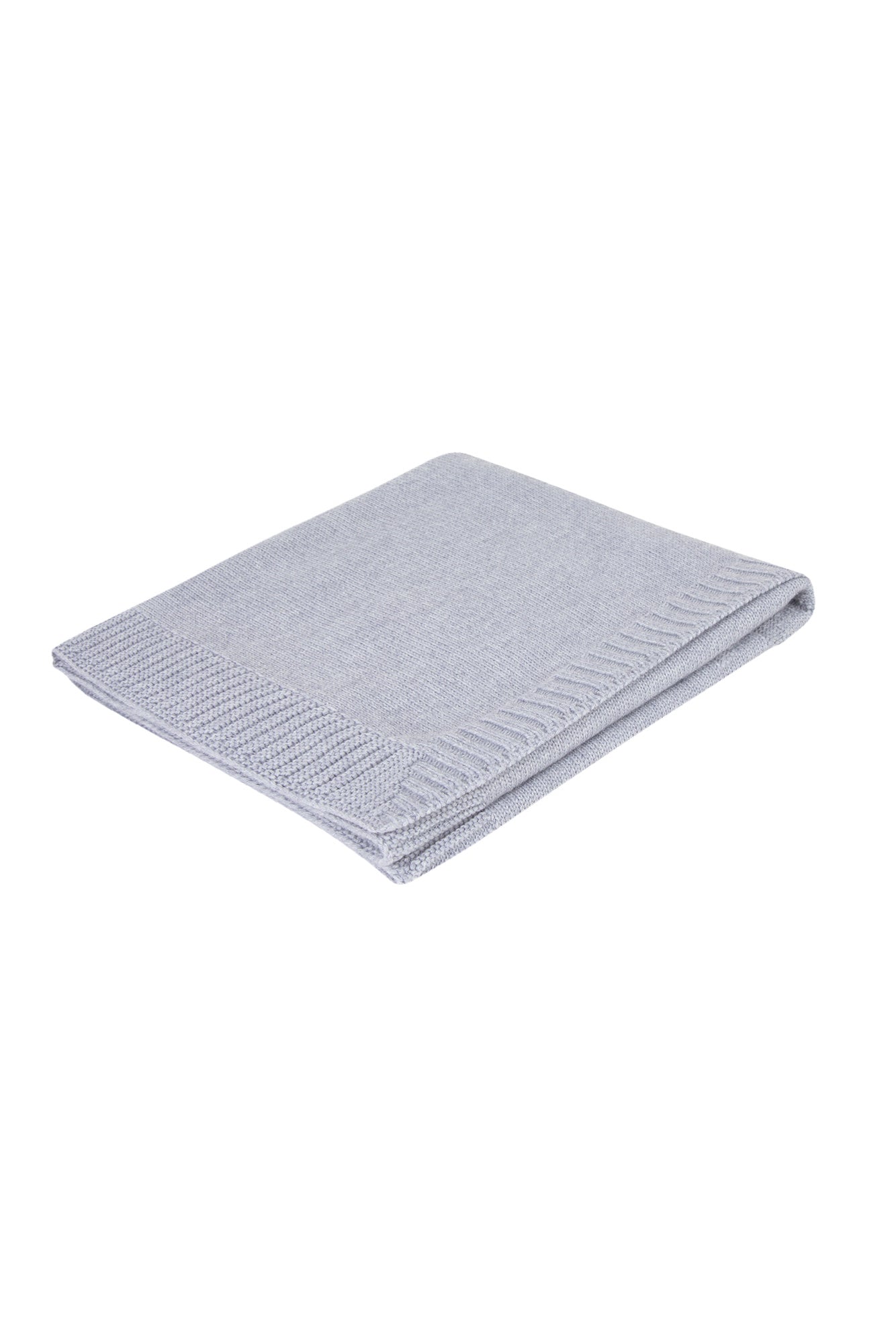 Decke Wolle - Igel Grau