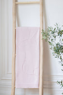 Decke Kaschmir - Kaninchen Blassrosa