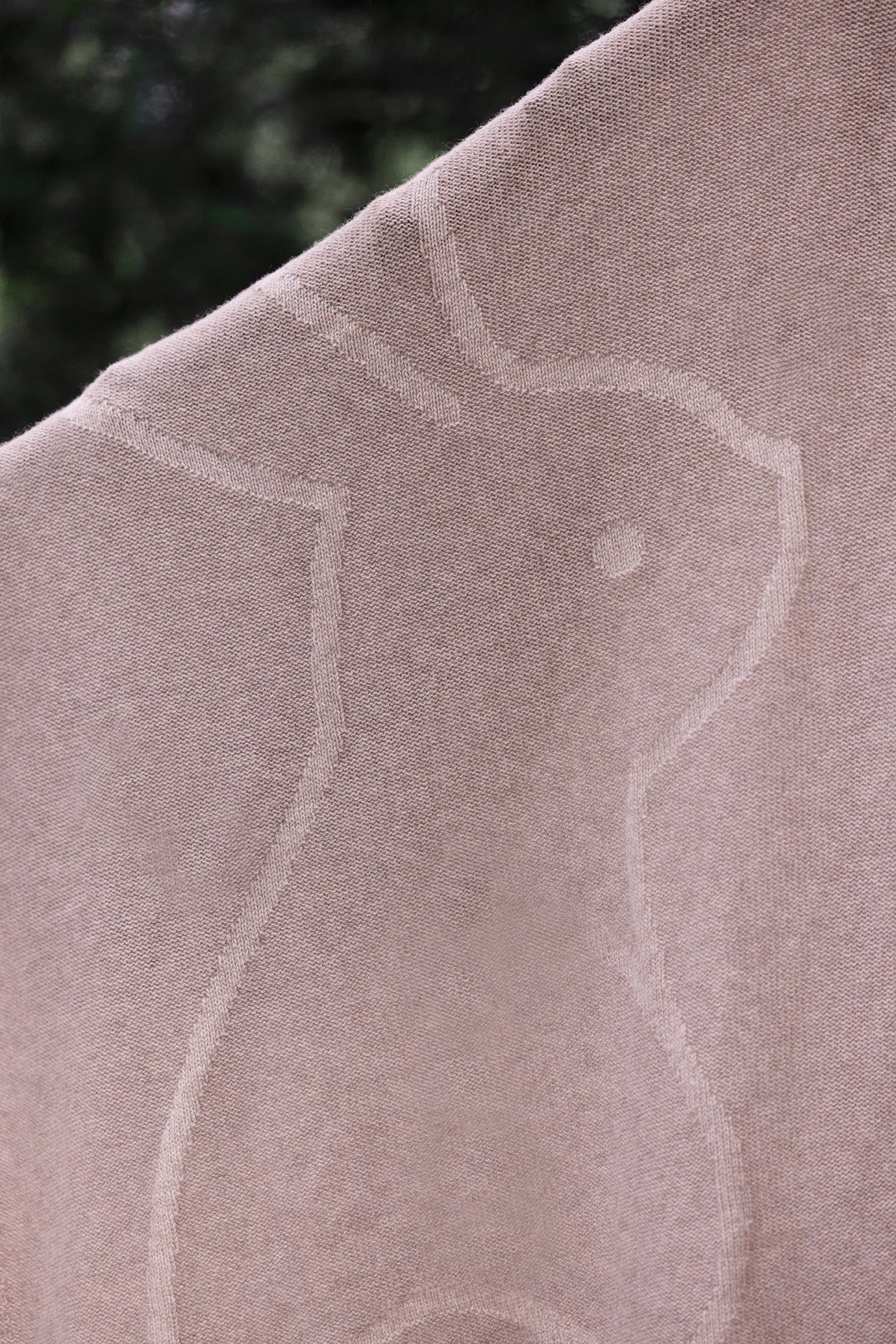 Coperta Cashmere - Coniglio Beige Buio