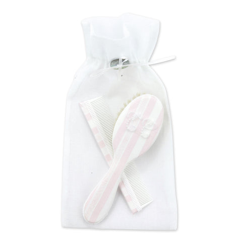 Brosse & Peigne - Garda rose pâle Made In France - Image principale