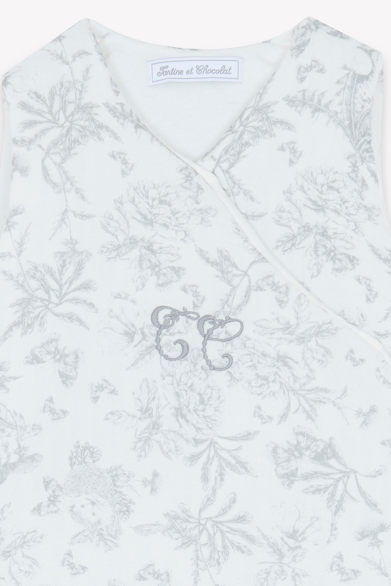 Gigoteuse - T2 Imprimé inspiration toile de jouy gris